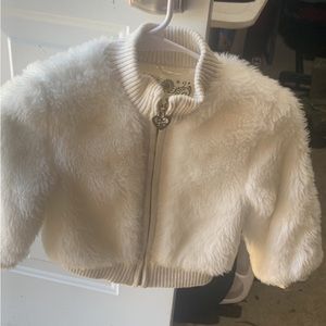 Girls fur jacket size 4